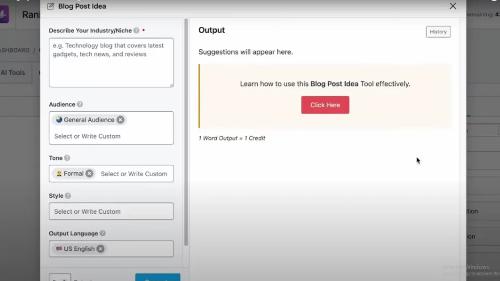 Language Selection