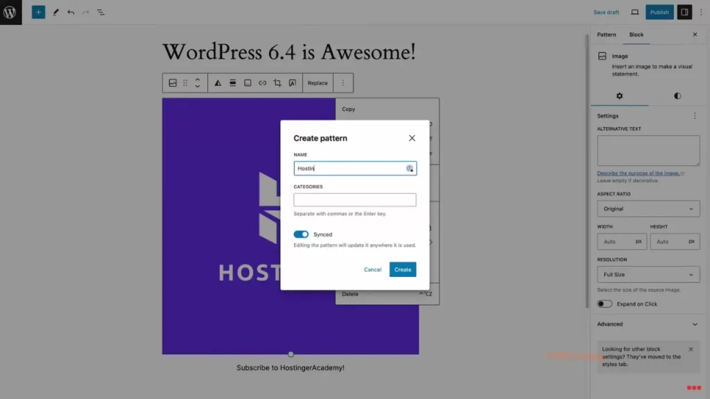WordPress 6.4