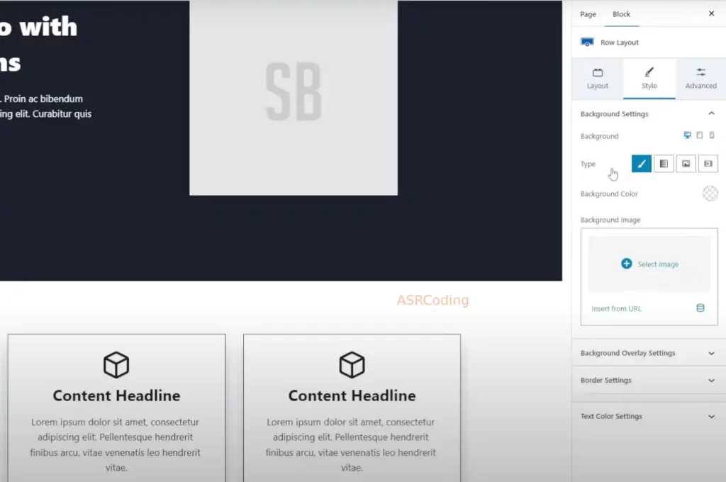 website optimization by using Kadence Blocks