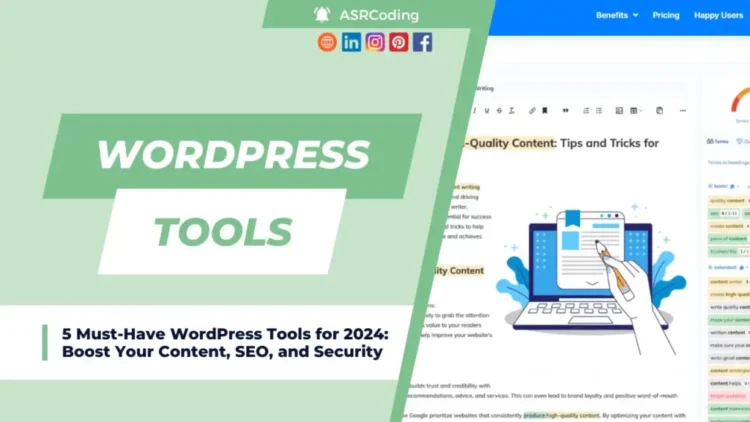 5 Must-Have WordPress Tools for 2024 Boost Your Content, SEO, and Security - 1024x576