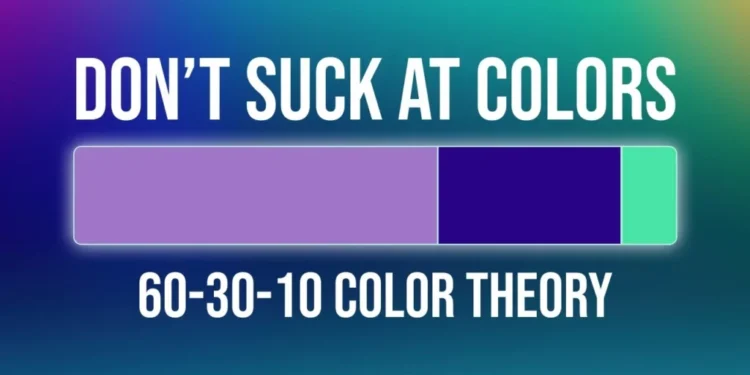 How to Use the 60 30 10 Color Rule to Create a Minimalist Web Design