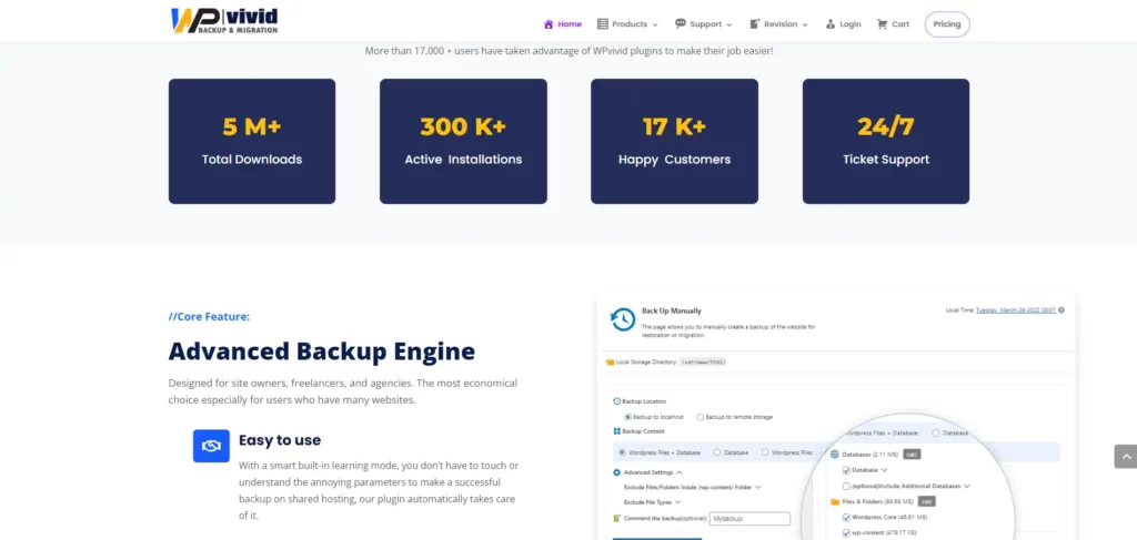 Backup Safeguard – WP Vivid